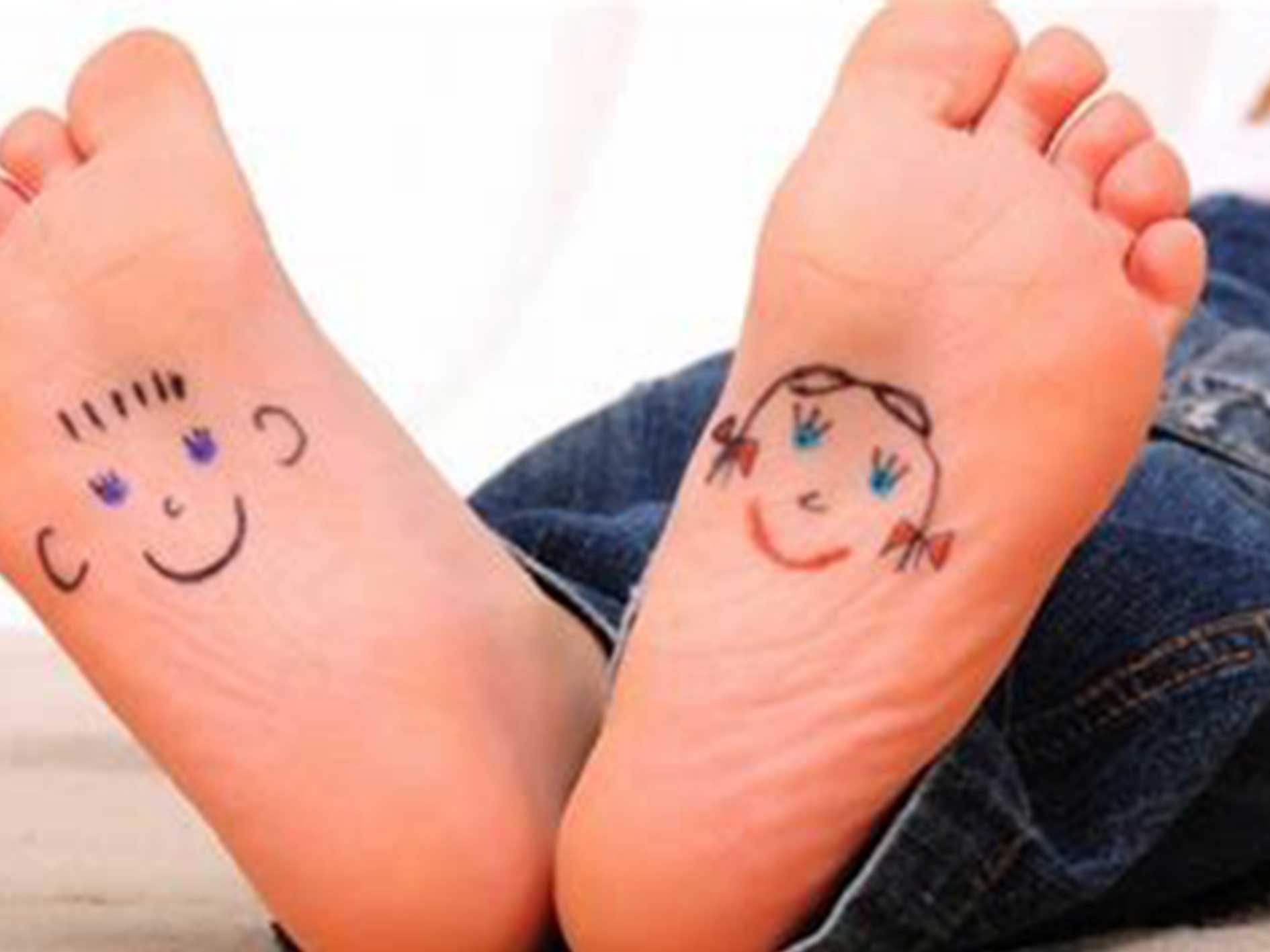 Voetreflex voor baby's